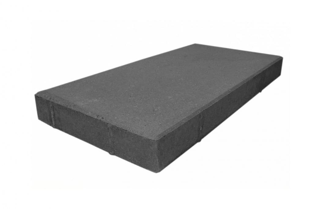 Soldaterfliser 45x90x10 Sort / koksgrå