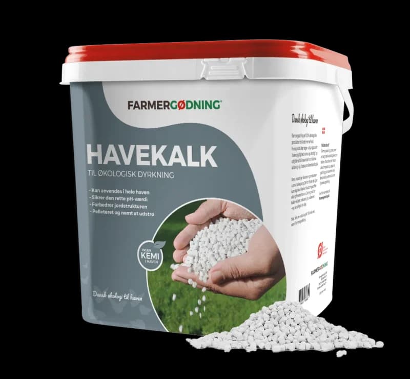 Økologisk havekalk i piller 5 liter